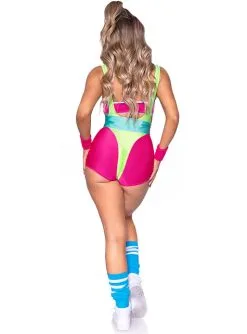 80er Jahre Aerobic Kostüm Für Damen -Faschingskostüm Verkäufe 80er jahre aerobic kostum fur damen 3