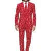 "Iconicool" Weihnachtsanzug Rot - Opposuits -Faschingskostüm Verkäufe anzug iconicool opposuit fur manner