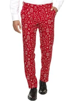 "Iconicool" Weihnachtsanzug Rot - Opposuits -Faschingskostüm Verkäufe anzug iconicool opposuit fur manner 2
