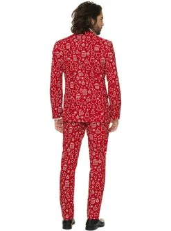 "Iconicool" Weihnachtsanzug Rot - Opposuits -Faschingskostüm Verkäufe anzug iconicool opposuit fur manner 3