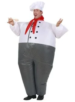 Aufblasbares Chefkoch Kostüm Für Erwachsene -Faschingskostüm Verkäufe aufblasbares chefkoch kostum fur erwachsene 2