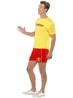 Rettungsschwimmer Kostüm Für Herren - Baywatch - Die Rettungsschwimmer Von Malibu -Faschingskostüm Verkäufe baywatch kostum retungsschwimmer gelb 2