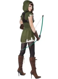 Bogenschützin Kostüm -Faschingskostüm Verkäufe bogenschutze robin kostum fur damen 2