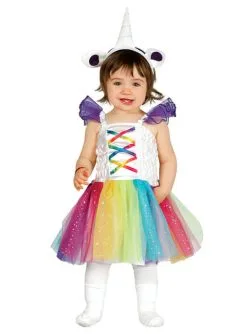 Buntes Einhorn Kostüm Für Babys