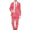 "Red Nordic" Weihnachtsanzug Rot - Suitmeister -Faschingskostüm Verkäufe christmas red nordic suitmeister anzug fur herren