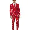 "Dapper Decorator" Weihnachtsanzug Rot - Opposuits -Faschingskostüm Verkäufe dapper decorator opposuits anzug