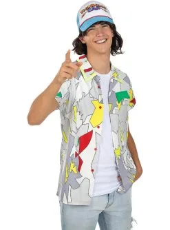 Dustin Stranger Things 4 Kostüm - Official Netflix -Faschingskostüm Verkäufe dustin stranger things 4 kostum official netflix 5