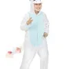 Einhorn Onesie Kostüm Blau Für Kinder