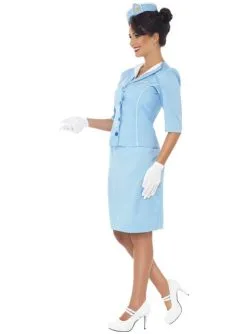Elegante Stewardess Kostüm -Faschingskostüm Verkäufe elegante stewardess kostum 1