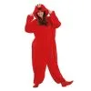 Elmo Sesamstraße Onesie Kostüm Basic Für Erwachsene -Faschingskostüm Verkäufe elmo sesamstrae onesie kostum basic fur erwachsene