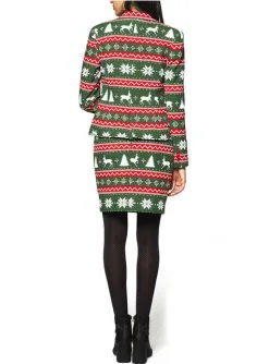 "Festive Green" Weihnachtsanzug Für Damen - Opposuits -Faschingskostüm Verkäufe festive girl opposuits anzug fur damen 1