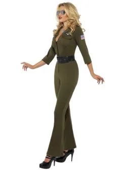Flieger Kostüm Top Gun Für Damen -Faschingskostüm Verkäufe flieger kostum top gun fur damen 2