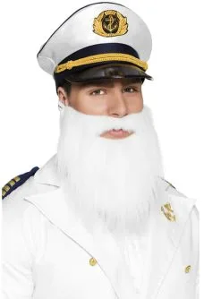 Grauer Matrosenbart Für Männer