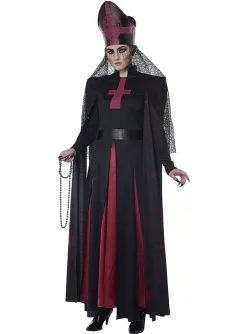 Gruseliges Priester Kostüm Für Damen