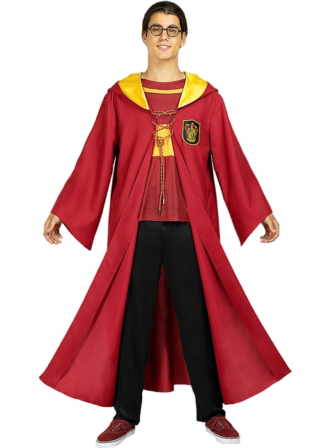 Gryffindor Quidditch Kostüm Für Erwachsene - Harry Potter 4 Gryffindor Quidditch Kostüm Für Erwachsene - Harry Potter – Bild 2