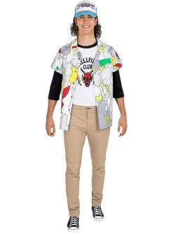 Hellfire Club Stranger Things 4 T-Shirt - Official Netflix -Faschingskostüm Verkäufe hellfire club stranger things 4 t shirt official netflix 5