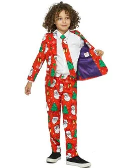 "Holiday Hero" Weihnachtsanzug Für Jungen - Opposuits -Faschingskostüm Verkäufe holiday hero opposuits anzug fur kinder 2