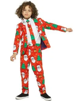 "Holiday Hero" Weihnachtsanzug Für Jungen - Opposuits -Faschingskostüm Verkäufe holiday hero opposuits anzug fur kinder 3