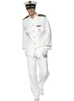 Kapitän Kostüm Deluxe Für Herren