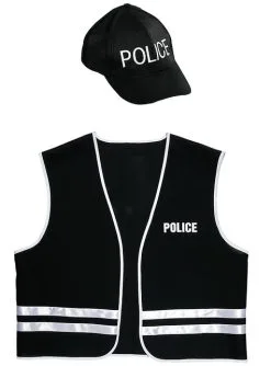 Kit Kostüm Sondereinsatzkommando Für Erwachsene