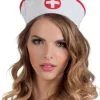 Krankenschwester Mütze -Faschingskostüm Verkäufe krankenschwester mutze rot wei fur damen