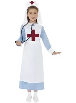 Lazarett Krankenschwester Kostüm Für Mädchen