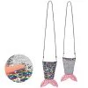 Meerjungfrau Tasche Mit Pailletten Bunt Für Damen