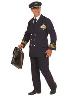 Flugzeugpilot Kostüm Für Herren