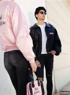 Pink Ladies Tasche Grease -Faschingskostüm Verkäufe pink ladies tasche grease 3