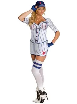 Playboy Baseball-Spielerin Kostüm Für Damen