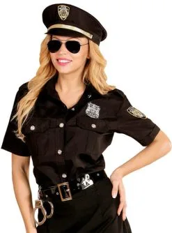 Polizei Hemd Und Mützen Set Für Damen Große Größe -Faschingskostüm Verkäufe polizei hemd und mutzen set fur damen in groer groe 2
