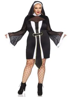Provokatives Nonnen Kostüm Für Damen