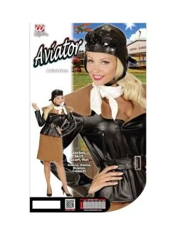 Retro Pilotin Kostüm Für Damen -Faschingskostüm Verkäufe retro pilotin kostum fur damen 3