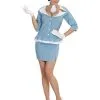 Retro Stewardess Kostüm Für Damen Große Größe -Faschingskostüm Verkäufe retro stewardess kostum fur damen in ubergroe