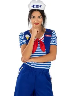 Robin Ahoy Stranger Things Kostüm - Official Netflix -Faschingskostüm Verkäufe robin ahoy stranger things kostum official netflix 2