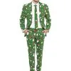 "Santaboss" Weihnachtsanzug Grün - Opposuits