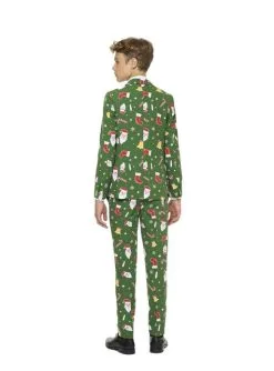 "Santababe" Weihnachtsanzug Grün Für Jugendliche - Opposuits -Faschingskostüm Verkäufe santaboss opposuits anzug fur teenager 1