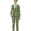 "Santababe" Weihnachtsanzug Grün Für Jugendliche - Opposuits -Faschingskostüm Verkäufe santaboss opposuits anzug fur teenager