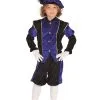 Schwarzer Peter Piet Nikolaushelfer Blaues Kostüm Für Jungen