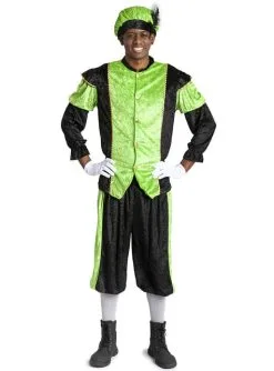 Schwarzer Peter Piet Nikolaushelfer Grünes Kostüm Für Herren