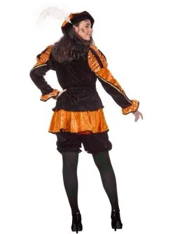 Schwarzer Peter Piet Nikolaushelfer Oranges Kostüm Für Damen -Faschingskostüm Verkäufe schwarzer peter piet nikolaushelfer oranges kostum fur damen 2