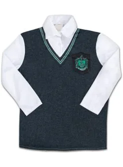 Slytherin T-Shirt Für Mädchen - Harry Potter -Faschingskostüm Verkäufe slytherin t shirt fur madchen harry potter 2