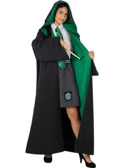 Slytherin Umhang-Replik Für Erwachsene - Diamond Edition -Faschingskostüm Verkäufe slytherin umhang replik fur erwachsene diamond edition 2