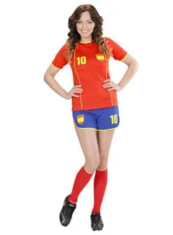 Spanischer Fußballspieler Kostüm Für Damen -Faschingskostüm Verkäufe spanischer fuballspieler kostum fur damen 1