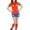 Spanischer Fußballspieler Kostüm Für Damen -Faschingskostüm Verkäufe spanischer fuballspieler kostum fur damen
