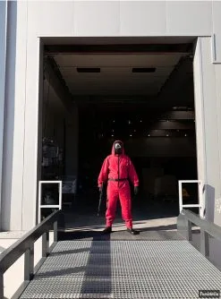 Squid Game Maske Mit Dreieck - Offiziell Netflix -Faschingskostüm Verkäufe squid game maske mit dreieck offiziell netflix 6