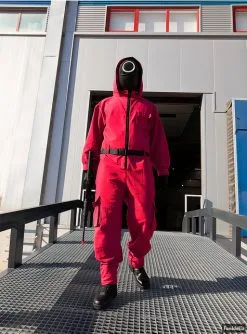 Squid Game Maske Mit Kreis - Offiziell Netflix -Faschingskostüm Verkäufe squid game maske mit kreis offiziell netflix 5