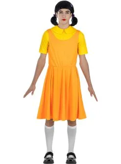 Squid Game Puppe Perücke - Offiziell Netflix -Faschingskostüm Verkäufe squid game puppe perucke offiziell netflix 3