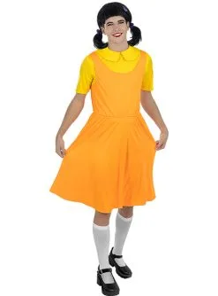 Squid Game Puppe Perücke - Offiziell Netflix -Faschingskostüm Verkäufe squid game puppe perucke offiziell netflix 4