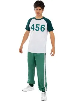 Squid Game Spieler 456 T-Shirt - Offiziell Netflix -Faschingskostüm Verkäufe squid game spieler 456 t shirt offiziell netflix 7